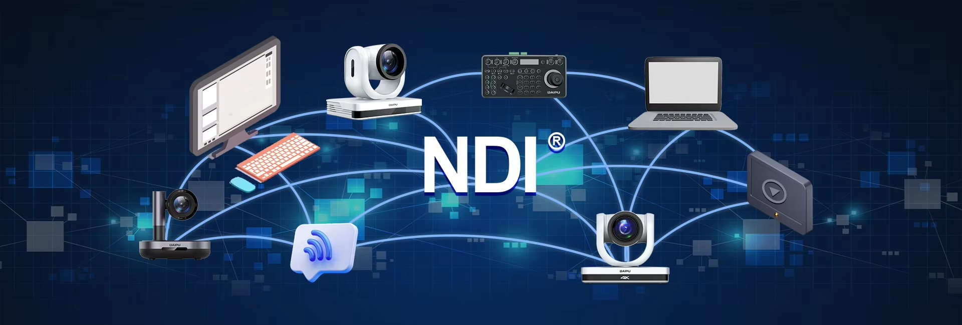 качество Видеокамера NDI PTZ 1080P завод